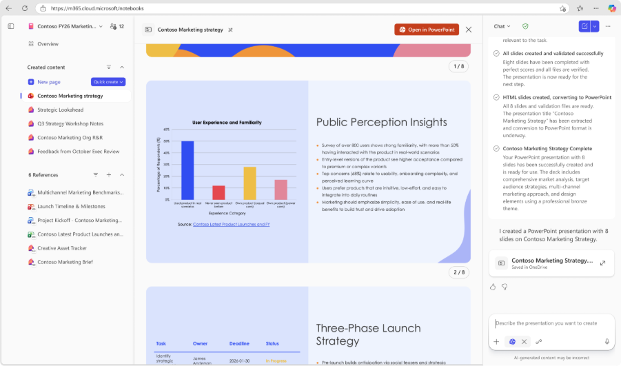 Copilot Notebooks: Vylepšení pro podporu tvorby, spolupráce a učení