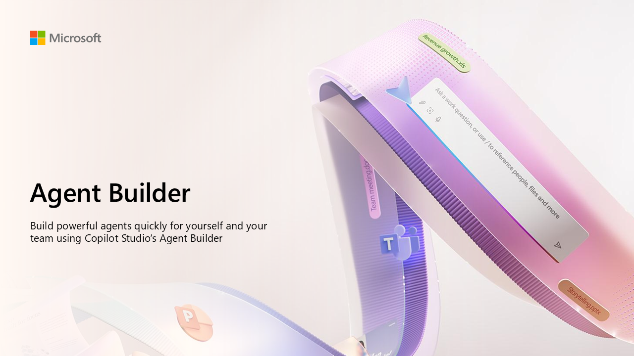 Vytváření agentů Copilot v Copilot Studio Agent Builder